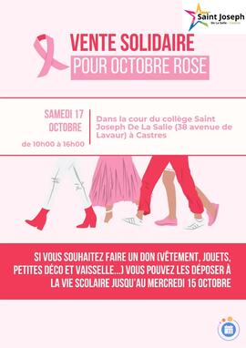 Image vente solidaire au profil d'octobre Rose (photo 1)