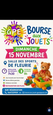 Image bourse aux jouets GPE Fleurie (photo 1)