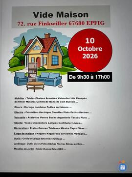Image Vide maison à EPFIG le 10 octobre (photo 1)