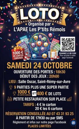 Image Loto apae les p'tits rémois (photo 1)