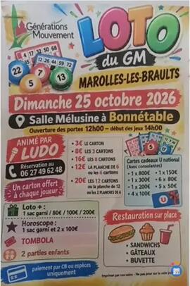 Image loto du GM Marolles-les-Braults animé par ludo (photo 1)