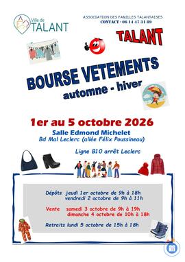 Image bourse aux vêtements - vente vêtements automne-hiver pour toute la famille (photo 1)