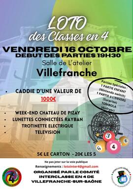 Image SUPER LOTO des classes en 4 de Villefranche (photo 1)