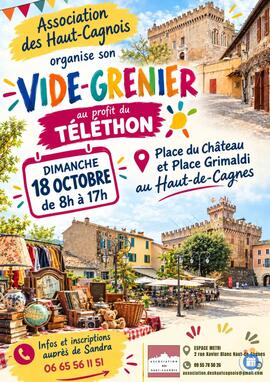 Image VIDE-GRENIER TELETHON HAUT-DE-CAGNES (photo 1)