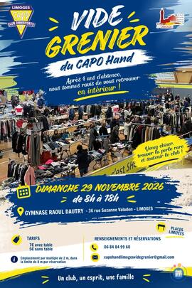 Image Vide Grenier du CAPO Limoges Handball (photo 1)