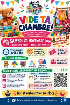 Image Vide ta chambre - Amicale Laïque - 1ère édition (photo 1)