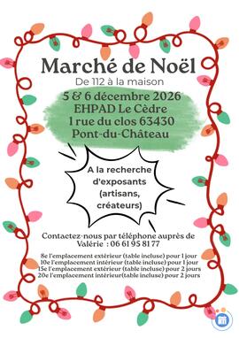 Image Marché de Noël 2026 association 112 à la maison (photo 1)