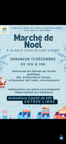 Image Marché de Noël de l’amicale laïque de l’école publique d’Ernée (photo 1)