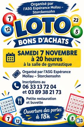 Image Loto organisé par A.S.G Mollau (photo 1)