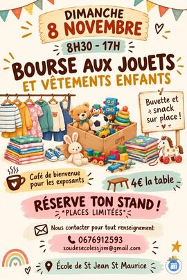 Image Bourse aux jouets et aux vêtements enfants (photo 1)