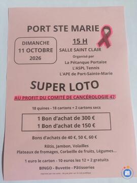 Image Loto au profit d octobre rose (photo 1)