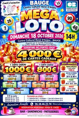 Image SUPER LOTO ORGANISE PAR LE COMITE D'ANIMATION LES PETITES MAINS (photo 1)