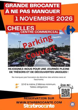 Image Brocante incontournable de Chelles parking couvert limitée 2m30 (photo 1)