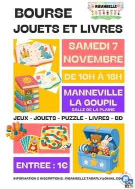 Image Bourse aux jouets et aux livres Ribambelle (photo 1)