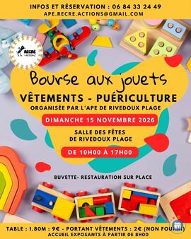 Image Bourse aux jouet de l'APE de Rivedoux Plage (photo 1)