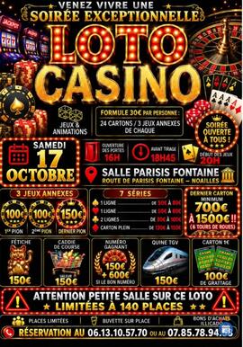 Image Super loto spécial casino ( petite salle ) REPORTÉ AU SAMEDI 17 OCTOBRE (photo 1)