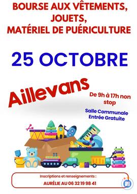 Image Bourse aux vêtements, jouets et matériel de puériculture (photo 1)