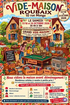 Image VIDE MAISON AVANT DÉMÉNAGEMENT – TOUT DOIT PARTIR ! (photo 1)
