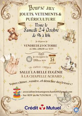 Image Bourse aux jouets, vêtements et puériculture 2026 (photo 1)