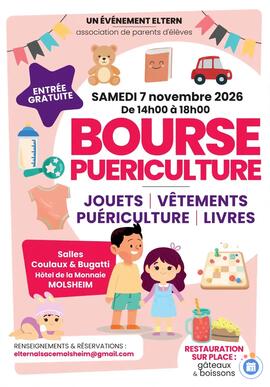 Image Bourse puériculture, vêtements, jouets enfants (photo 1)