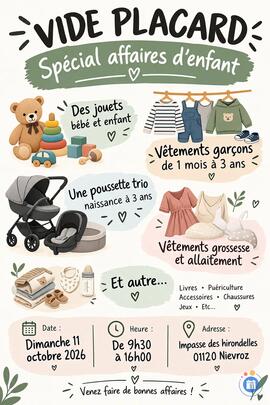 Image Vide placard spécial enfant (photo 1)