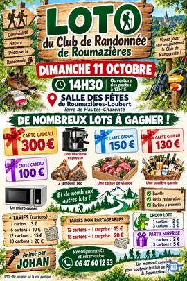 Image Loto du club de randonnée de roumazieres (photo 1)