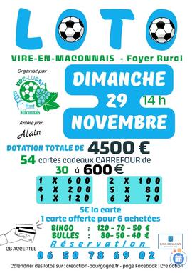 Image Loto FOOT VIRE LUGNY HAUT MACONNAIS (photo 1)