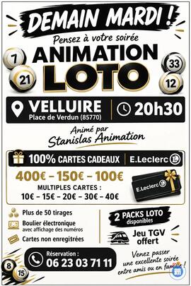 Image Soirée animation loto avec pack loto (photo 1)