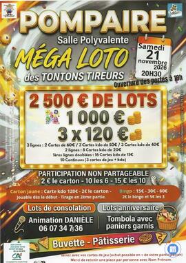 Image Méga loto des Tontons Tireurs (photo 1)