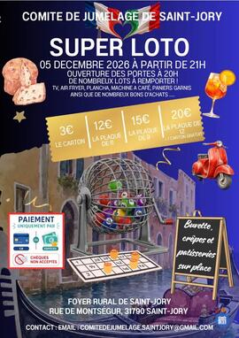 Image Loto du comité de jumelage Saint-Jory Segusino (photo 1)