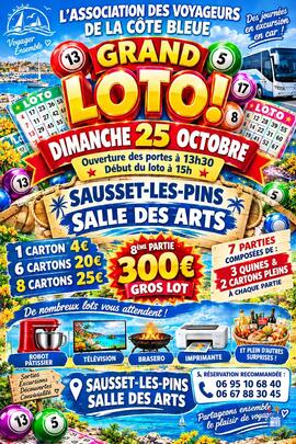 Image Grand loto 3 quines et 2 cartons plein à chaques parties (photo 1)