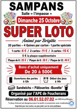 Image Loto APE Foucherans (photo 1)