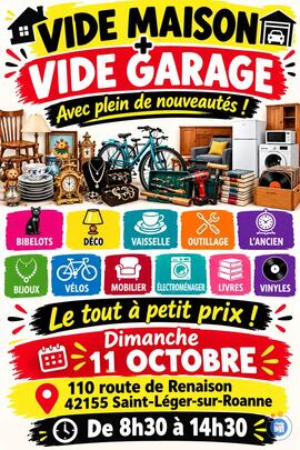 Image Grand vide maison + vide garage (photo 1)