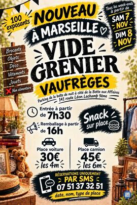 Image Grand vide grenier Vaufrèges (photo 1)