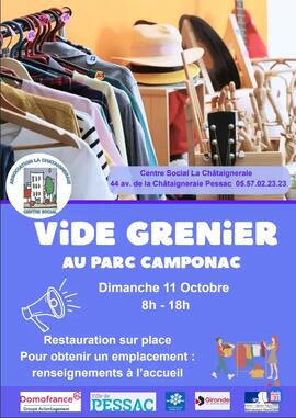 Image Vide Grenier Centre Social de la Chataigneraie (photo 1)