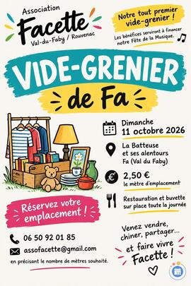 Image Vide Grenier à FA (photo 1)