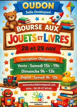 Image Bourse aux jouets et livres (photo 1)