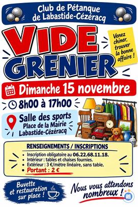 Image Vide grenier de la pétanque (photo 1)