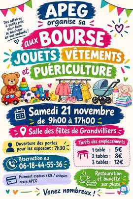Image Bourse aux jouets - puériculture (photo 1)