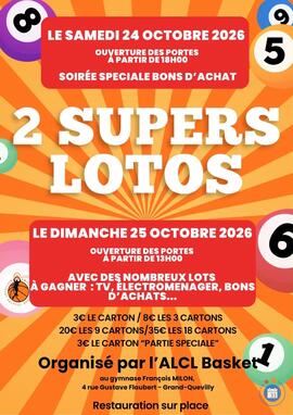 Image 🎱 2 SUPER LOTOS – ALCL BASKET 🏀 (24 et 25 octobre) (photo 1)