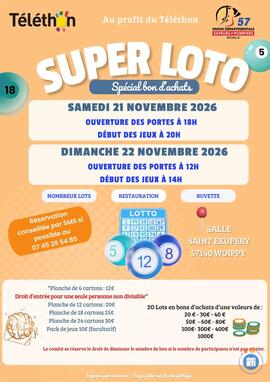 Image Super Loto au profit du téléthon (photo 1)