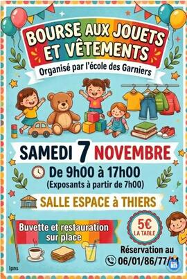 Image Bourse aux jouets et vetements (photo 1)