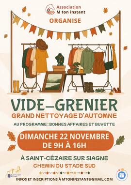 Image vide grenier d'automne (photo 1)