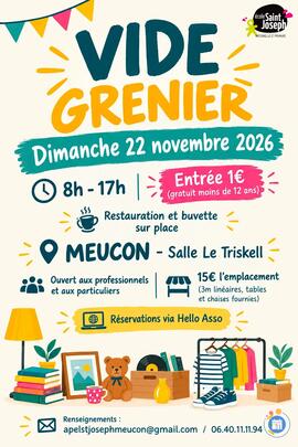 Image Vide Grenier Ecole Saint Joseph Meucon (photo 1)