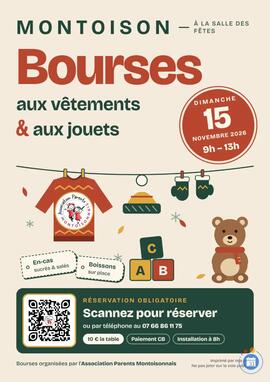 Image bourse aux vêtements et aux jouets de Montoison (photo 1)