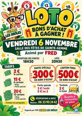 Image Loto APE GEMME LES DRÔLE (photo 1)