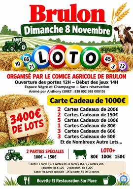 Image Loto du comice agricole de brulon (photo 1)