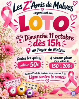 Image Loto des Z'Amis de Malves 