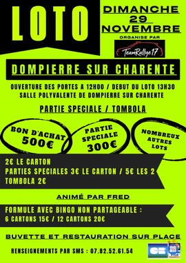 Image Super Loto de la team rallye 17 (photo 1)