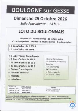Image LOTO du BOULONNAIS (Entente Boulogne Peguilhan) (photo 1)